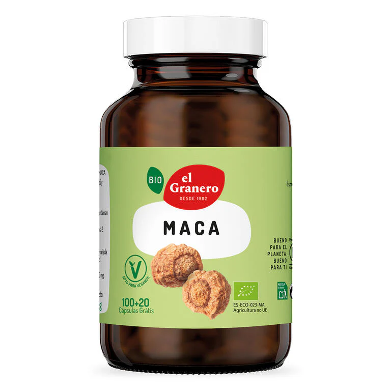 Maca BIO · El Granero Integral · 120 cápsulas