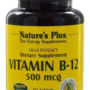 Vitamina B12 500 mg · Nature's Plus · 90 comprimidos