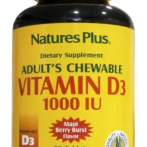 Vitamina D3 1.000 UI · Nature's Plus · 90 comprimidos