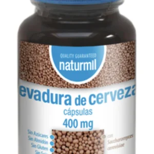 Levadura de Cerveza Viva 400 mg · Naturmil · 45 cápsulas