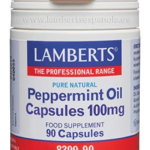 Aceite de Menta 100 mg  · Lamberts · 90 cápsulas