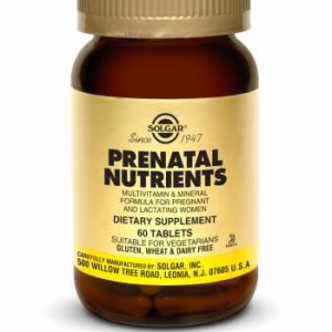 Nutrientes Prenatales · Solgar · 60 comprimidos