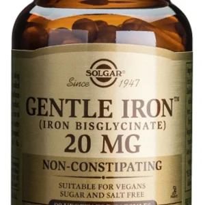 Hierro Gentle 20 mg · Solgar · 90 cápsulas