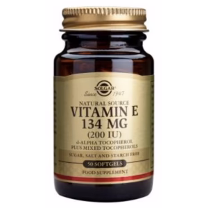 Vitamina E 200 UI · Solgar · 50 perlas