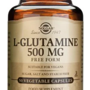 L-Glutamina 500 mg · Solgar · 50 cápsulas