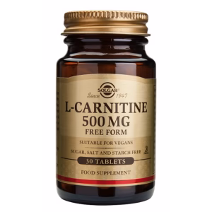 L-Carnitina 500 mg · Solgar · 30 comprimidos