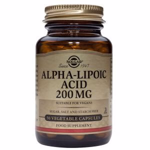 Ácido Alfa Lipoico 200 mg · Solgar · 50 cápsulas