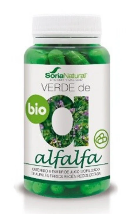 Verde de Alfalfa BIO · Soria Natural · 80 cápsulas