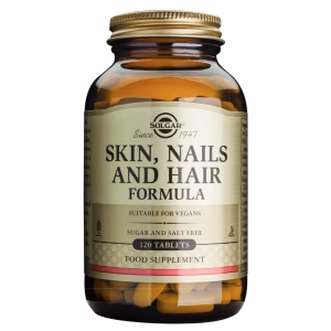 Pelo, piel y uñas · Solgar · 120 comprimidos