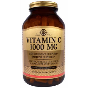 Vitamina C 1.000 mg · Solgar · 250 cápsulas