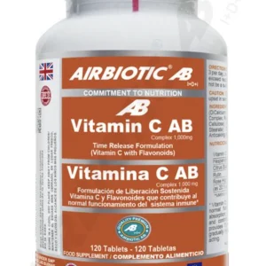 Vitamina C AB Complex 1.000 mg · Airbiotic · 120 comprimidos