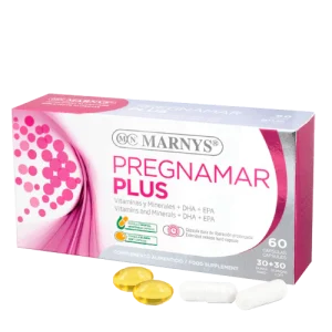 Pregnamar Plus · Marnys · 30 perlas + 30 cápsulas