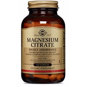 Citrato de Magnesio · Solgar · 120 comprimidos