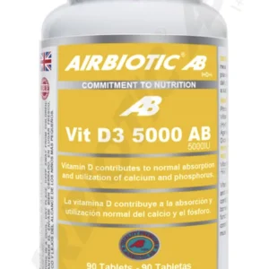 Vitamina D3 AB 5.000 UI · Airbiotic · 90 comprimidos