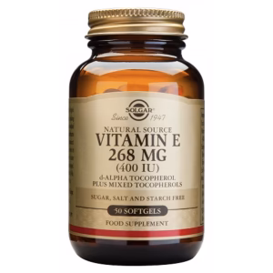 Vitamina E 400 UI · Solgar · 50 perlas