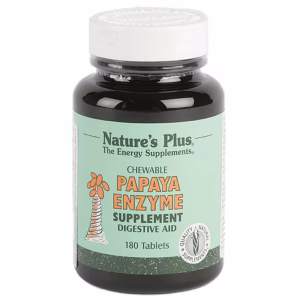 Papaya Enzyme · Nature's Plus · 180 comprimidos