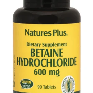 Betaina HCL 600 mg · Nature's Plus · 90 comprimidos