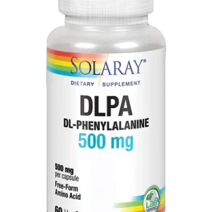 DLPA 500 mg · Solaray · 60 cápsulas