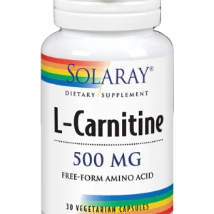 L-Carnitina 500 mg · Solaray · 30 cápsulas