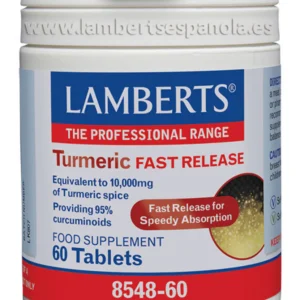 Cúrcuma - Liberación Rápida · Lamberts · 60 comprimidos