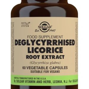 Regaliz Desglicirrizado · Solgar · 60 cápsulas