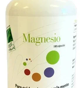 Magnesio · 100% Natural · 180 cápsulas