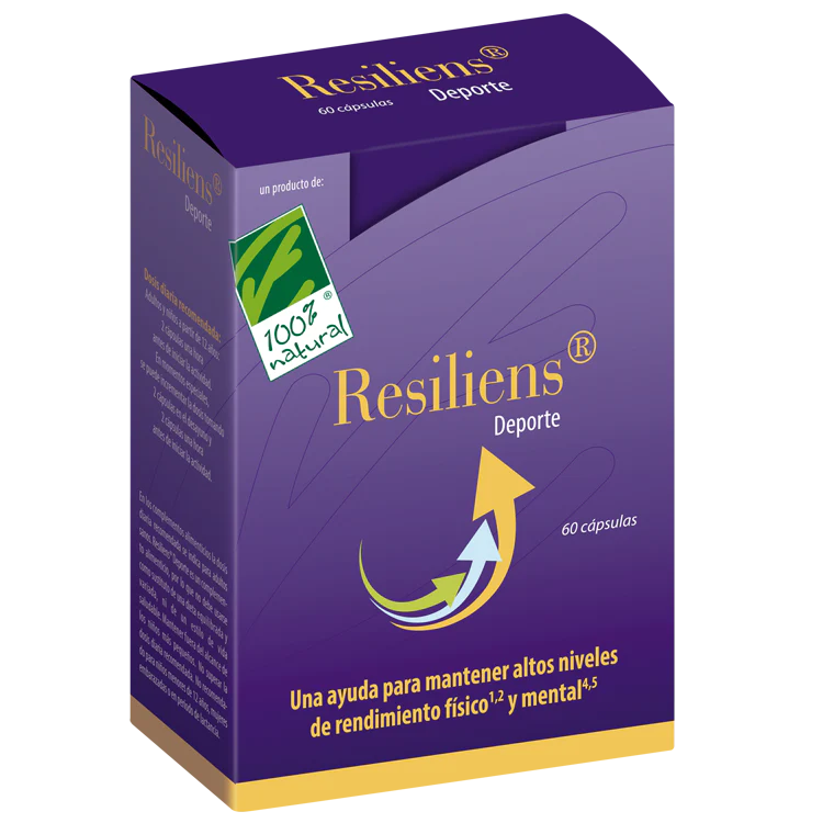 Resiliens Deporte · 100% Natural · 60 cápsulas