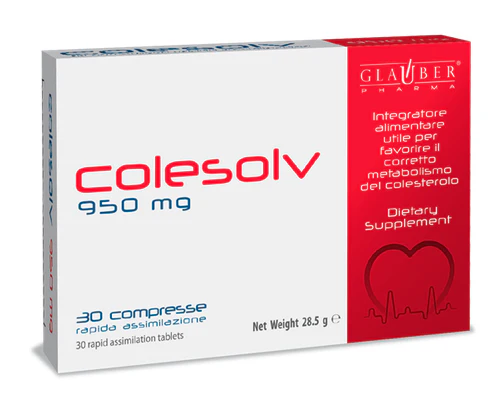 Colesolv · Glauber Pharma · 30 comprimidos