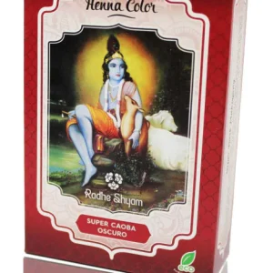 Henna Super Caoba Oscuro · Radhe Shyam · 100 gramos