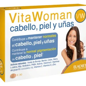 VitaWoman Cabello, Piel y Uñas · Eladiet · 30 comprimidos