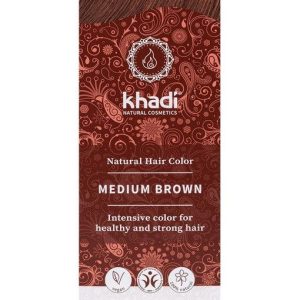 Tinte Vegetal Castaño Medio · Khadi · 100 gramos