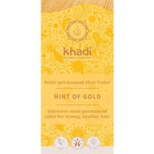 Tinte Vegetal Rubio Toque Dorado · Khadi · 100 gramos