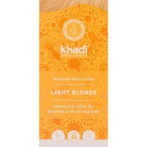Tinte Vegetal Rubio Claro · Khadi · 100 gramos