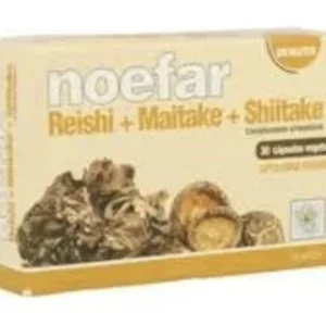 Reishi, Maitake y Shiitake · Noefar · 30 cápsulas