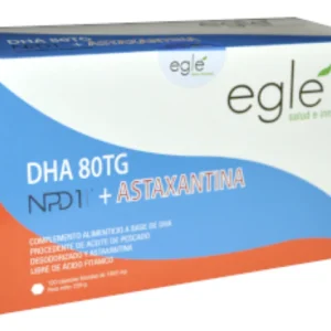 NPD1 DHA 80 TG + Astaxantina · Eglé · 120 cápsulas blandas