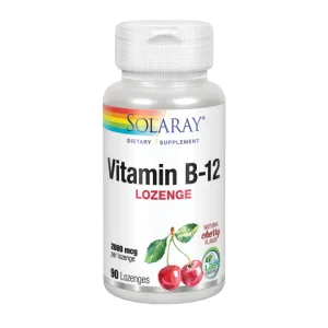 Vitamina B12 2.000 mcg · Solaray · 90 comprimidos