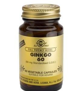 Ginkgo 60 · Solgar · 60 cápsulas