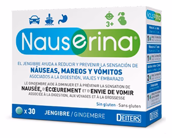 Nauserina · Deiters · 30 comprimidos