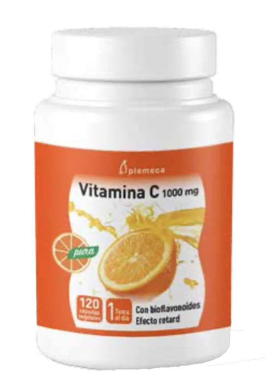 Vitamina C 1.000 mg Retard · Plameca · 120 comprimidos