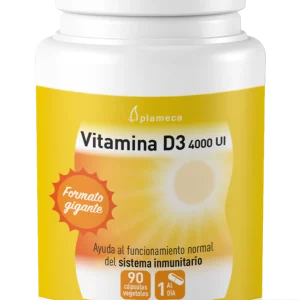 Vitamina D3 4.000 UI · Plameca · 90 cápsulas