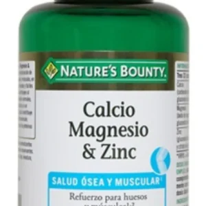 Calcio con Magnesio y Zinc · Nature's Bounty · 100 comprimidos