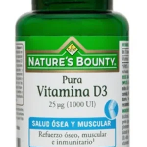 Vitamina D3 1.000 UI · Nature's Bounty · 100 comprimidos
