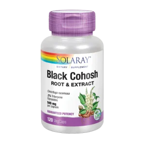 Black Cohosh (Cimicifuga) · Solaray · 120 cápsulas