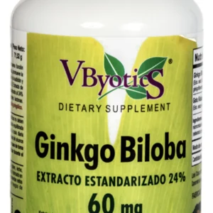 Ginkgo Biloba 60 mg · VByotics · 120 cápsulas
