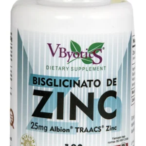 Zinc Bisglicinato 25 mg · VByotics · 180 cápsulas