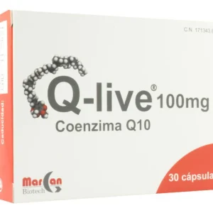 Q-Live 100 mg · Margan · 30 cápsulas