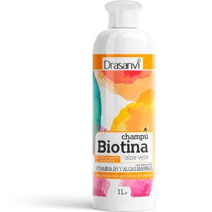 Champú Biotina y Aloe Vera - Cabellos Secos y Apagados · Drasanvi · 1 litro