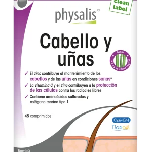 Cabello y Uñas · Physalis · 45 comprimidos