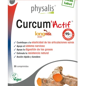 Curcum Actif · Physalis · 30 comprimidos