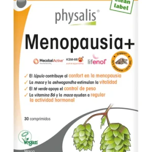 Menopausia+ · Physalis · 30 comprimidos